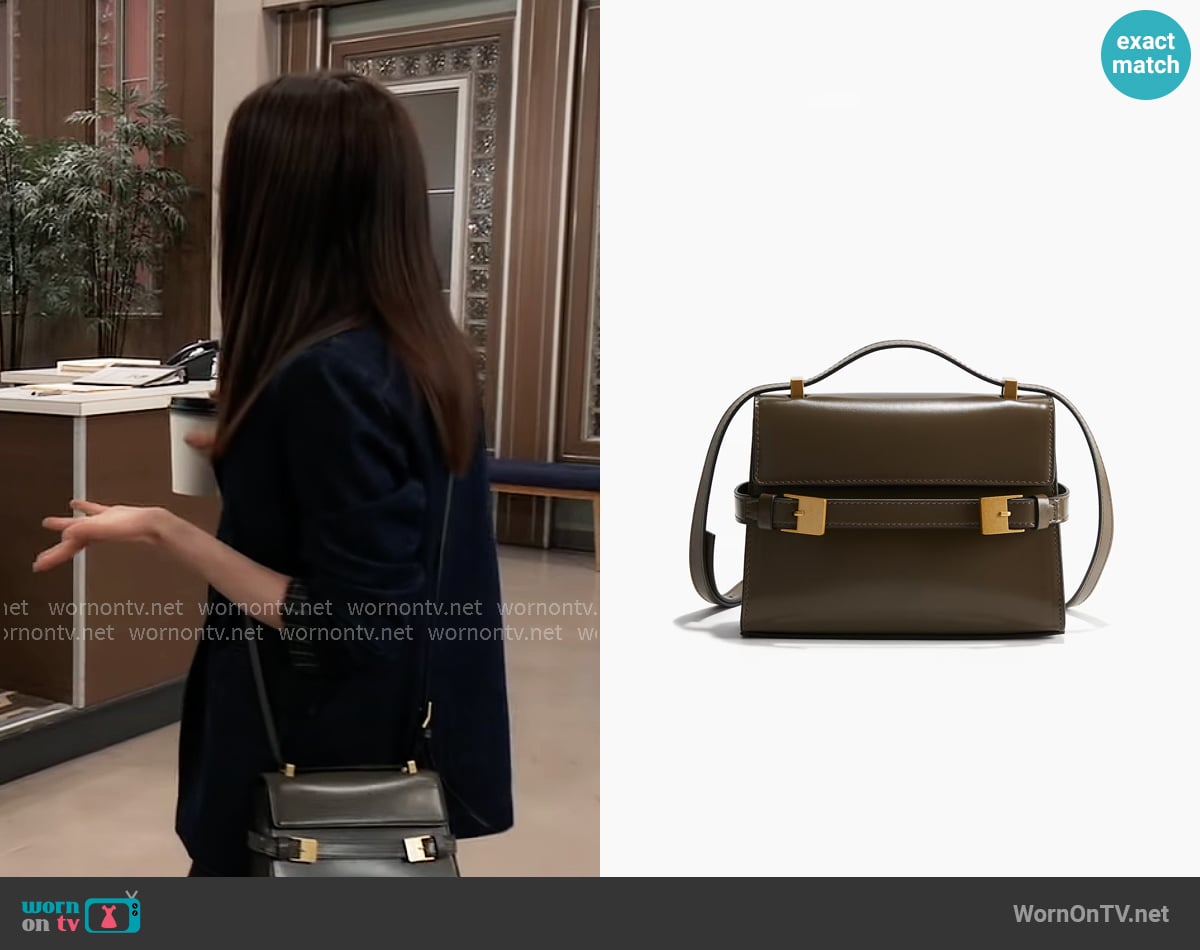 H&M Strap Detail Crossbody Bag worn by Kristina Corinthos-Davis (Kate Mansi) on General Hospital