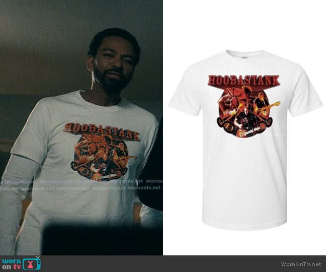 Hoobastank 2004 Tour T-Shirt worn by Mother's Milk (Laz Alonso) on The Boys