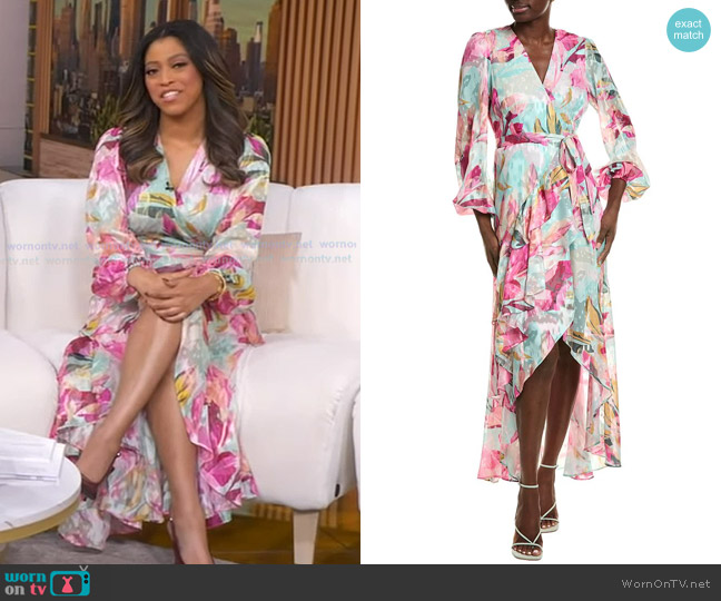 Hutch Sadey Midi Dress worn by Morgan Norwood on Good Morning America