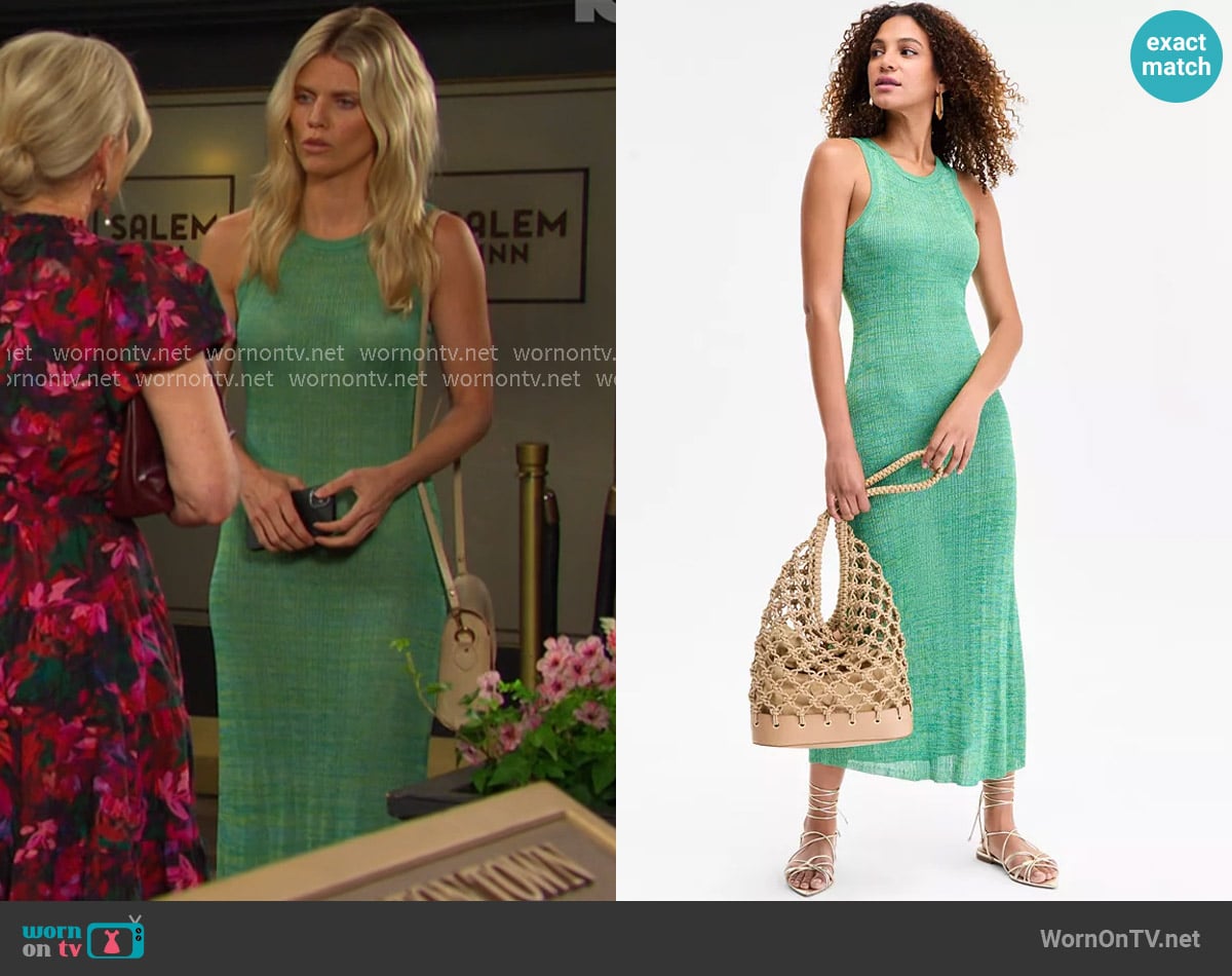 I.N.C. International Concepts Space-Dyed Sleeveless Sweater Dress worn by Catherina Greene (AnnaLynne McCord) on Days of our Lives