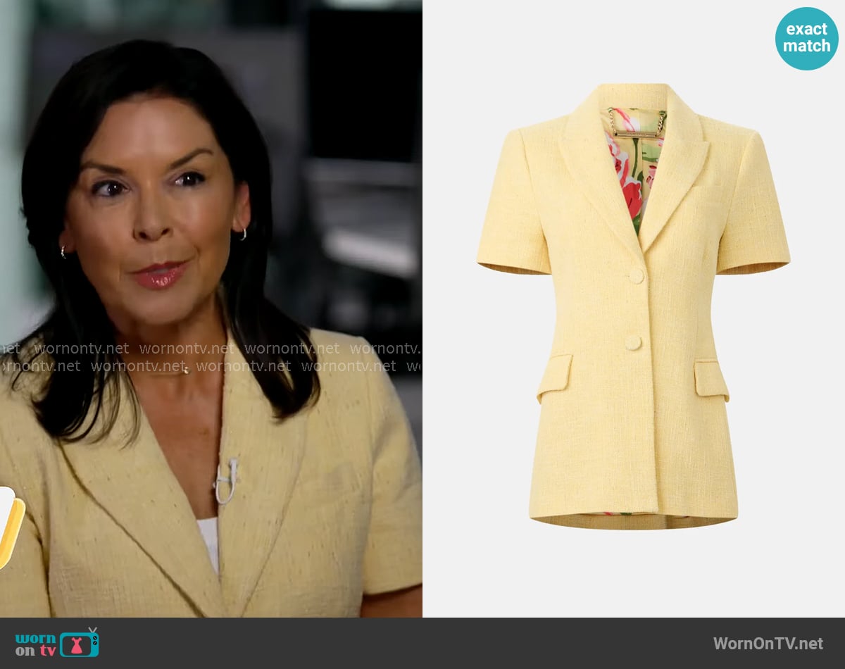 Ted Baker Eugenia Jacket worn by Meg Oliver on CBS Mornings
