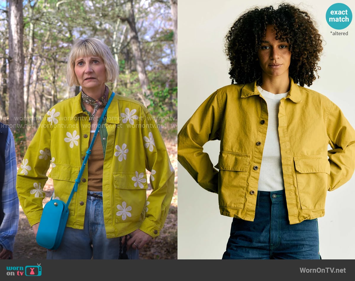 Imogene + Willie Mabel Twill Field Jacket worn by Anne (Kerri Kenney) on The Four Seasons