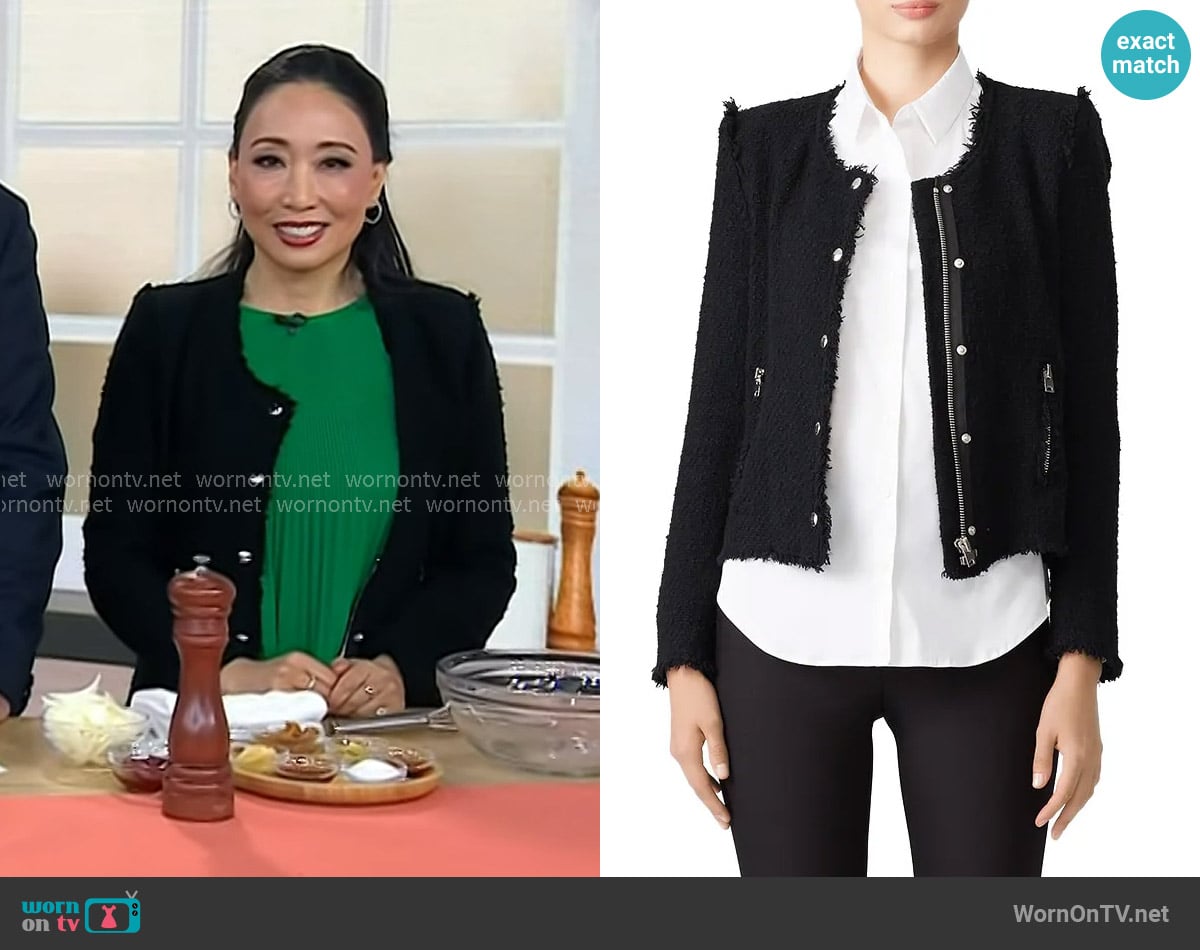 IRO Agnette Tweed Jacket worn by Judy Joo on Today