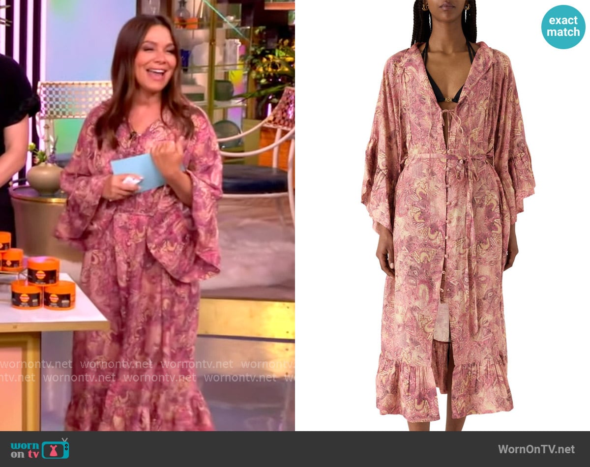 Isabel Marant Cylene printed maxi dress worn by Gretta Monahan on The View