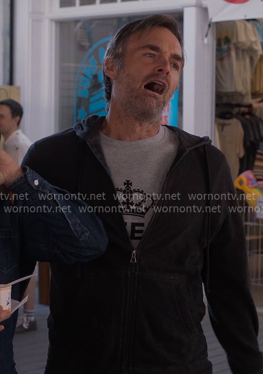 Jack’s charcoal hoodie on The Four Seasons