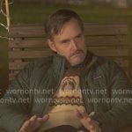 Jack's green quilted jacket on The Four Seasons