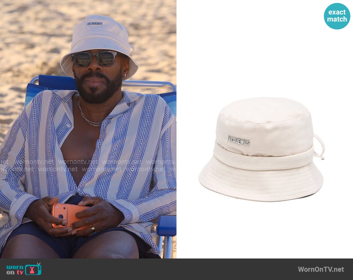 Jacquemus Le Gadjo Bucket Hat worn by Danny (Colman Domingo) on The Four Seasons