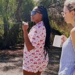Jasmine's cherry print pajamas on The Valley