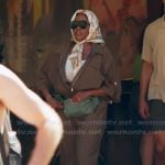 Jasmine's khaki jumpsuit on The Valley