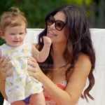 Joe-Ellen’s floral maxi dress on The Real Housewives of Rhode Island
