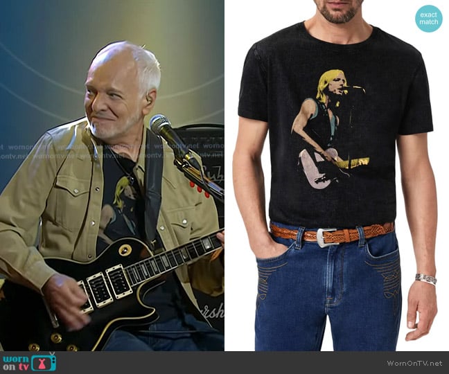John Varvatos Tom Petty Organic Cotton Graphic T-Shirt worn by Peter Frampto on Today