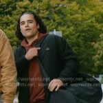 John’s black jacket on Off Campus