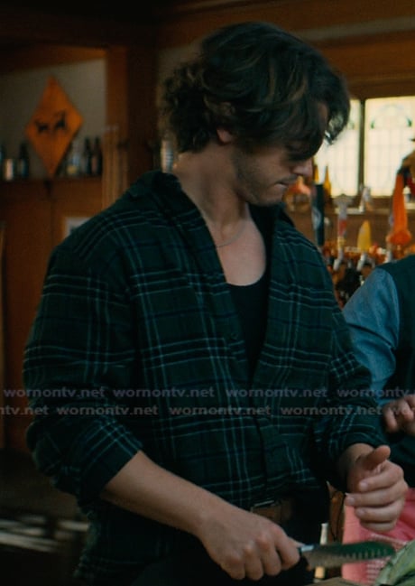John’s plaid shirt on Off Campus