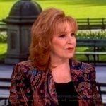 Joy’s paisley print blazer on The View