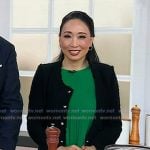 Judy Joo’s black tweed jacket on Today