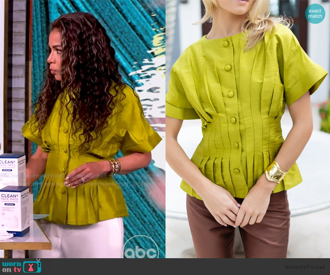 Julia Amory Sabrina Top worn by Sunny Hostin on The View