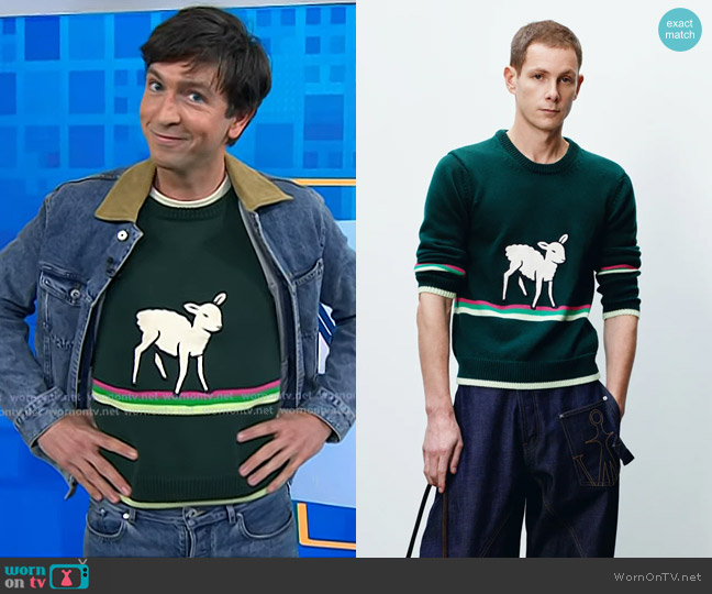 JW Anderson Fall 2026 Collection worn by Nicholas Braun on Today