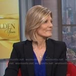 Kate's black blazer on NBC News Daily