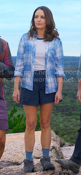 Kate’s blue plaid shirt on The Four Seasons