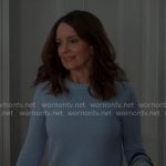 Kate's blue sweater on The Four Seasons