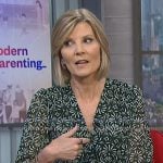 Kate's green floral long sleeve dress on NBC News Daily