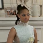 Kat’s light blue tulle gown on Beyond the Gates