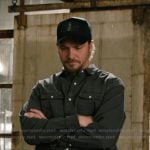 Kayce’s black button down shirt on Marshals