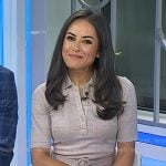 Kaylee’s plaid polo dress on Today