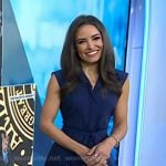 Kaylee’s nacy tie waist dress on Today