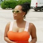 Kelli’s orange swimsuit on The Real Housewives of Atlanta