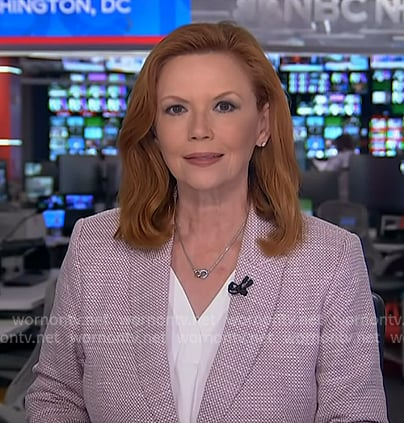 Kelly O’Donnell’s pink blazer on Today