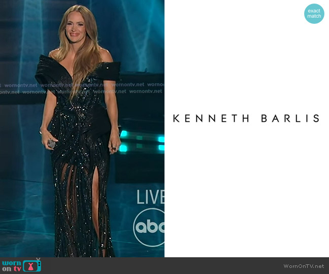 Kenneth Barlis Dress worn by Carrie Underwood on American Idol