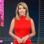 Kit’s red mini dress on Access Hollywood Kit’s red mini dress on Access Hollywood