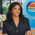 Laura’s belted denim sheath dress on Today