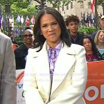 Laura’s white coat on Today