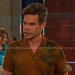 Leo’s rust orange shirt on Days of our Lives