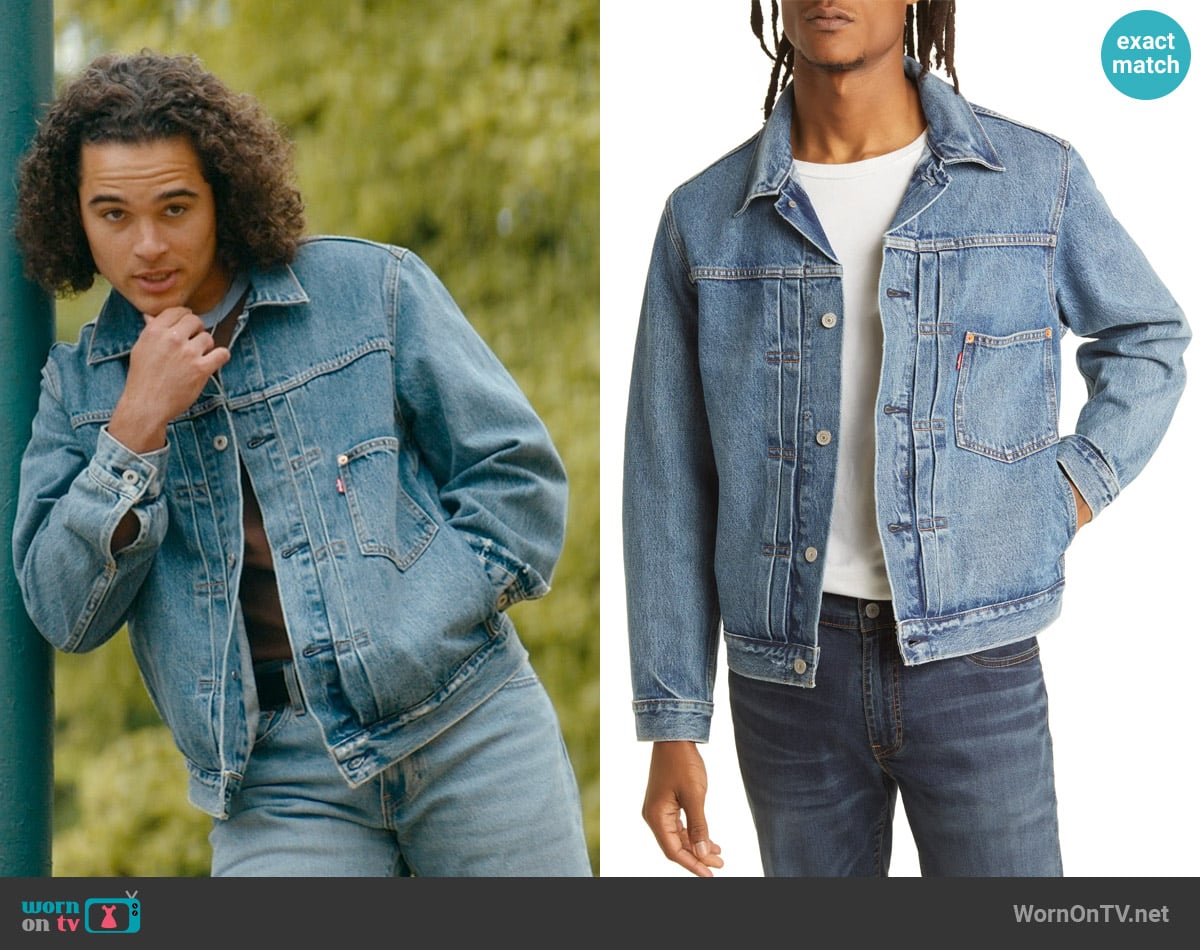 Levis Type 1 Denim Trucker Jacket worn by John Tucker (Jalen Thomas Brooks) on Off Campus
