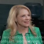 Liesl’s green jacket on General Hospital
