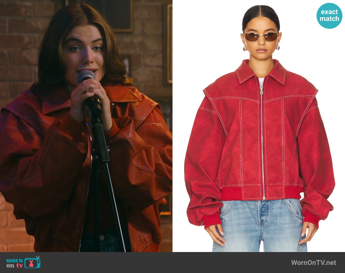 Lioness Vista Bomber Jacket worn by Hannah Wells (Ella Bright) on Off Campus