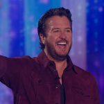 Luke Bryan’s red suede shirt on American Idol