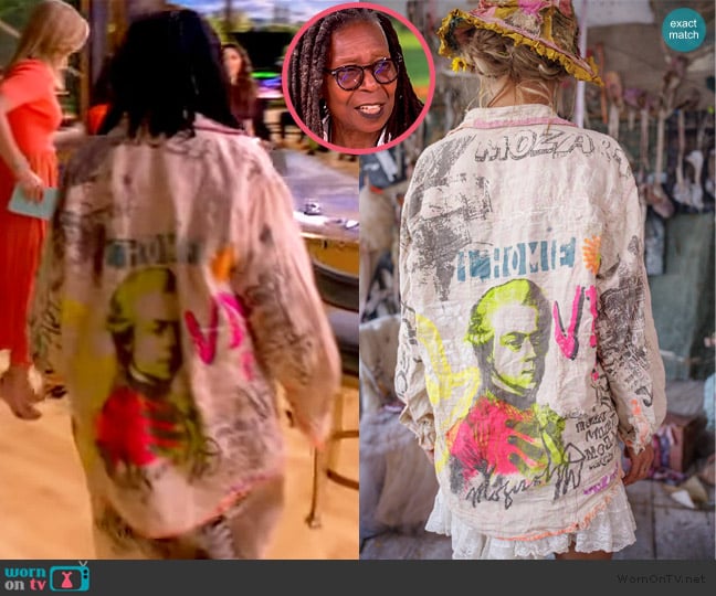 Whoopi’s printed shirt on The View