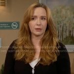 Mariah’s black v-neck cardigan on The Young and the Restless