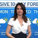 Maria's two-tone twist front dress on Today