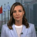 Mary’s blue double breasted blazer on Good Morning America