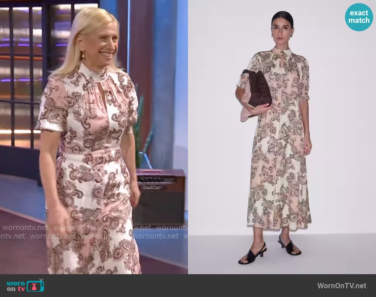 ME+EM Fit + Flare Maxi Dress worn by Dr. Elisa Port on The Kelly Clarkson Show