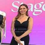 Melissa’s black camisole on Today