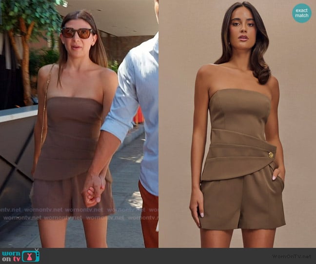 Meshki Peplum Top worn by Janet Caperna on The Valley
