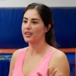 Michelle’s pink sports bra on The Valley