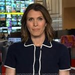 Molly’s contrast trim knit top on Today