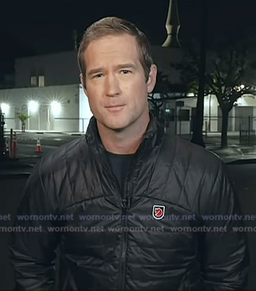 Morgan Chesky’s black padded jacket on Today